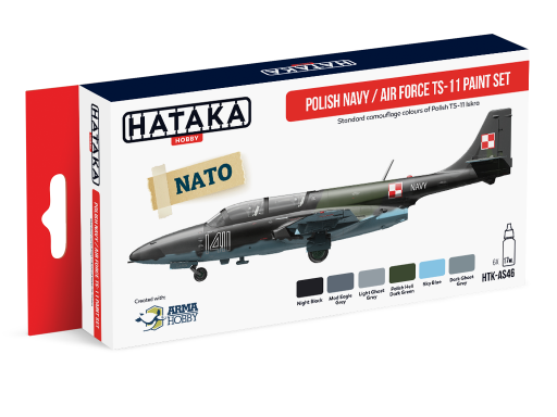 HTK-AS46 Polish Navy/Air Force TS-11 Color Set farby modelarskie