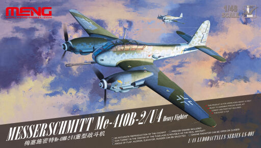 Meng LS-001 Messerschmitt Me-410  Model samolotu do sklejania