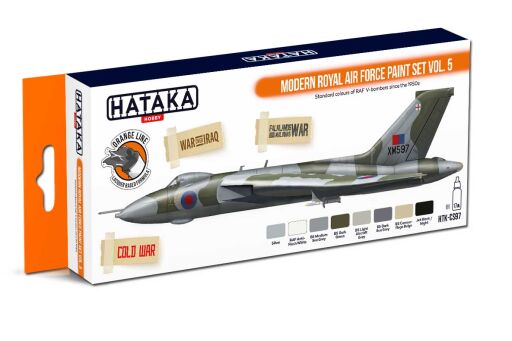 HTK-CS97 Modern Royal Air Force paint set vol. 5 -- ORANGE LINE farby modelarskie