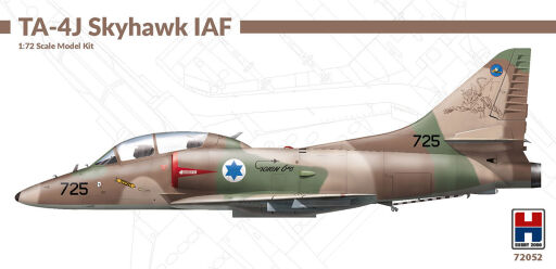 H2K72052 TA-4J Skyhawk IAF ex Fujimi + Cartograf Model samolotu do sklejania