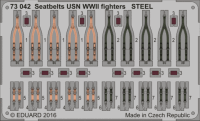 EDU73042 Seatbelts USN WWII fighters STEEL 1/72