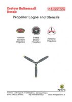 TCH72079 Propeller Stencils Decals