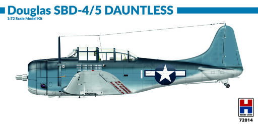 H2K72014 Douglas SBD-4/5 Dauntless ex Hasegawa Model samolotu do sklejania