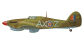 Hurricane Mk IIc trop, HL885/AX-Z, 1. Dywizjon SAAF, Lt. Stewart “Bomb” Finney, LG142,  Egipt, wrzesień 1942 r.