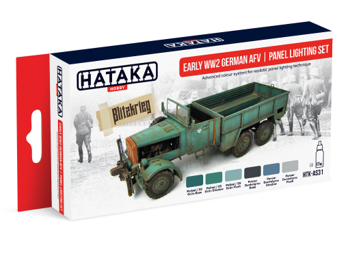 HTK-AS31 Early WW2 German AFV | panel lighting set farby modelarskie