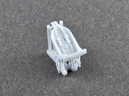 58003 Fotel Pilota z Pasami do Hurricane - 1/48 Wydruk 3D