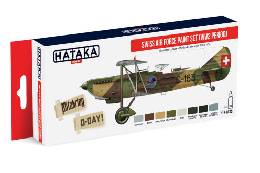 HTK-AS15 HTK-AS15 Swiss Air Force Paint Set WW2 period farby modelarskie