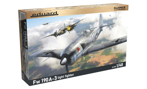 EDU82141 Fw 190A-3 light fighter 1/48 Model samolotu do sklejania
