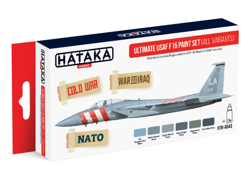 HTK-AS43 Ultimate USAF F15 paint set (all variants) farby modelarskie