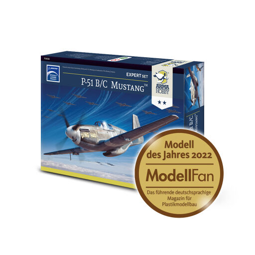 70038 P-51 B/C Mustang™ Expert Set Model samolotu do sklejania