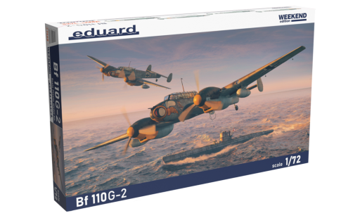 EDU7468 Bf 110G-2 1/72 Model samolotu do sklejania