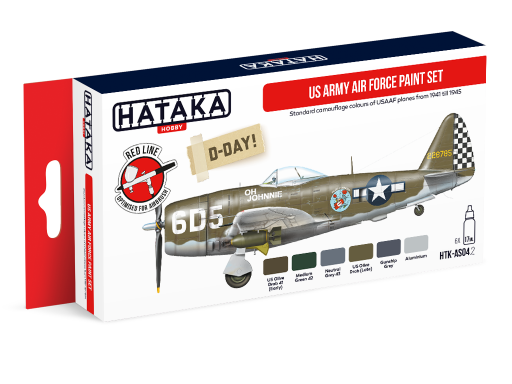 HTK-AS04.2 US Army Air Force paint set farby modelarskie