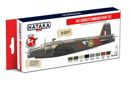 HTK-AS102 RAF Bomber Command paint set farby modelarskie