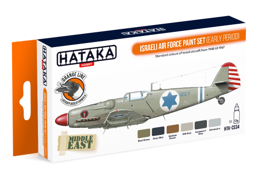 HTK-CS34 Israeli Air Force paint set (early period) farby modelarskie