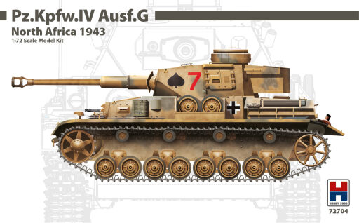 H2K72704 Pz.Kpfw.IV Ausf.G North Africa 1943 – DRAGON + CARTOGRAF pojazdy wojskowe do sklejania