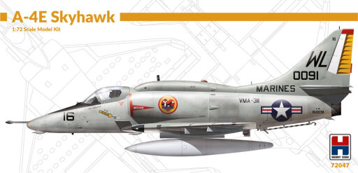 H2K72047 A-4E Skyhawk ex-Fujimi Model samolotu do sklejania