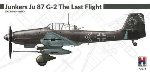 H2K72071 Junkers Ju G-2 The Last Flight - ACADEMY + CARTOGRAF + MASKI Model samolotu do sklejania