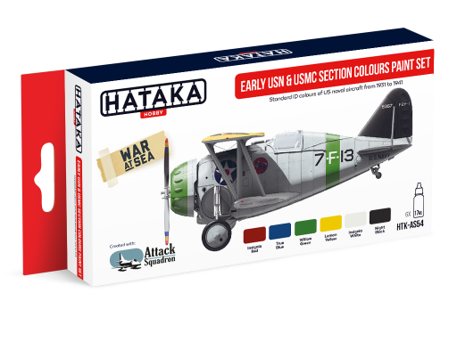 HTK-AS54 Early US Navy Section Colours paint set farby modelarskie