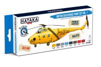 HTK-BS98  British SAR Service paint set of 8 x 17 ml vol. 1 – BLUE LINE