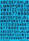 TCH72150 U.S. Letters & Numbers (Black) - 2