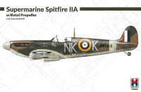 H2K32002 Supermarine Spitfire IIA w/Rotol Propeller, ex Revell + Cartograf + pMask + żywica