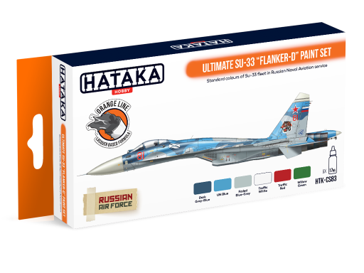 HTK-CS83 Ultimate Su-33 Flanker-D paint set --> ORANGE LINE farby modelarskie