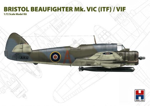 H2K72004 Bristol Beaufighter Mk.VIC (ITF)/VIF (ex-Hasegawa) Model samolotu do sklejania