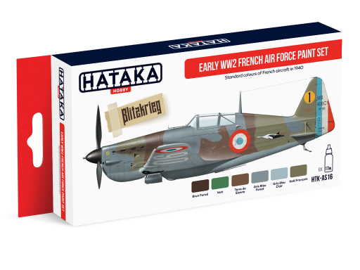 HTK-AS16 Early WW2 French Air Force paint set farby modelarskie