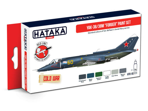 HTK-AS111 Yak-38/38M FORGER paint set – RED LINE  farby modelarskie