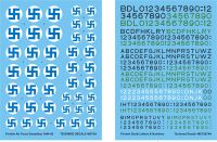 TCH48073 Fińskie swastyki, litery i cyfry, 1934-44