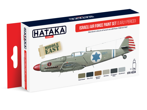 HTK-AS34 Israeli Air Force paint set (early period) farby modelarskie