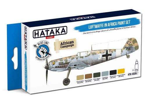 HTK-BS06.2 Luftwaffe in Africa paint set – BLUE LINE farby modelarskie