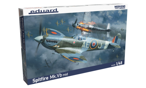 EDU84186 Spitfire Mk.Vb mid 1/48 Model samolotu do sklejania