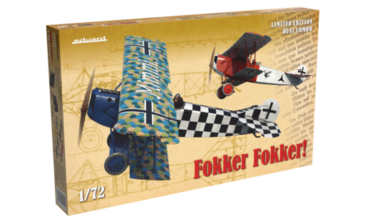 EDU2133 Fokker Fokker! Fokker D.VII Dual Combo 1/72 Limited Edition Model samolotu do sklejania
