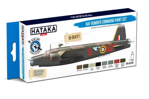 HTK-BS102 RAF Bomber Command paint set – BLUE LINE farby modelarskie