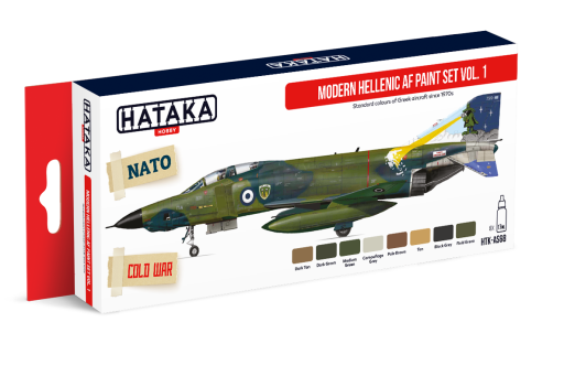 HTK-AS68 Modern Hellenic AF paint set vol. 1 farby modelarskie