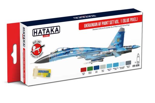 HTK-AS96  Ukrainian AF paint set vol. 1 (Blue Pixel) farby modelarskie