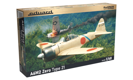 EDU82212 A6M2 Zero Type 21 1/48 Model samolotu do sklejania