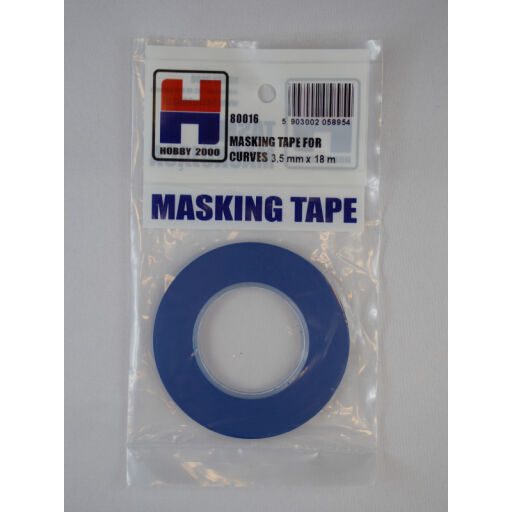 H2K80016 Masking Tape For Curves 3.5mm x 18m 