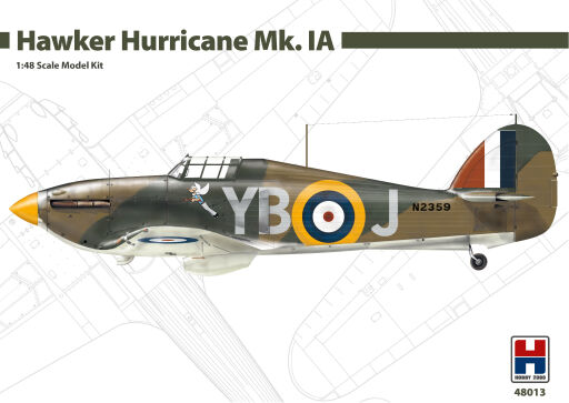 H2K48013 Hawker Hurricane Mk.IA Model samolotu do sklejania