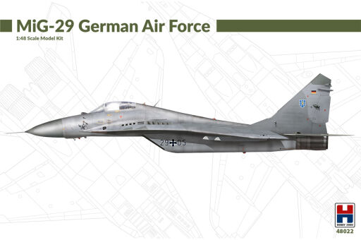 H2K48022 MiG-29 German Air Force Model samolotu do sklejania