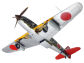 Marvel at how the model precisely depicts the Hien's elegant form, complete with slimline fuselage and long main wing