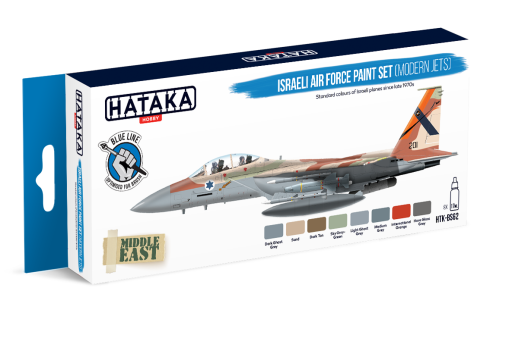 HTK-BS62 Israeli Air Force paint set (modern jets) --> BLUE LINE farby modelarskie