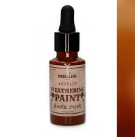 MWE009 Weathering paint : Dark rust
