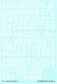 TCH48821 U.S. Letters & Numbers (White) - 2