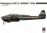 H2K72054 Nakajima J1N1-S "GEKKO" 1945 ex Fujimi + Cartograf
