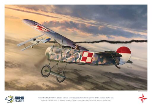 70012-A3 Fokker E.V - plakat
