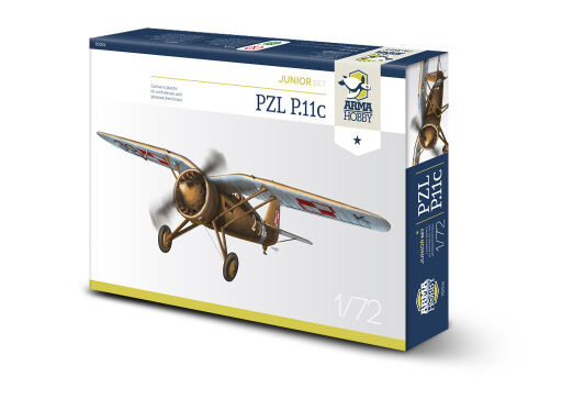 70016 PZL P.11c Junior Set 1/72 Model samolotu do sklejania