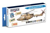 HTK-BS87 British AAC Helicopters paint set -- BLUE LINE