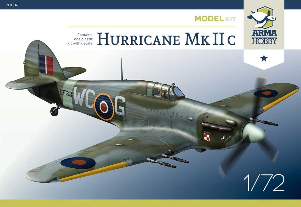 Przedsprzedaż Hurricane IIc Model Kit i ramki plastikowe 
